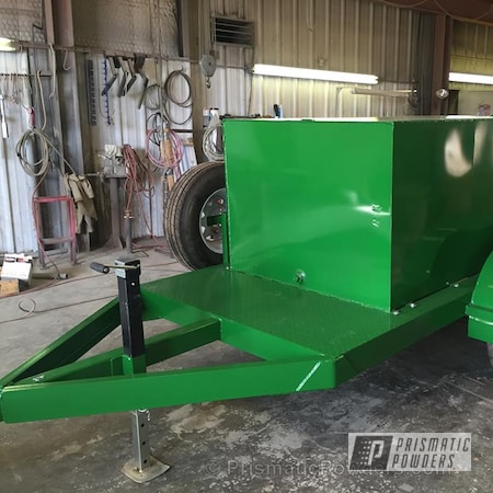 Powder Coating: Tractor Green PSS-4517,Fuel Trailer,Miscellaneous,Trailer,Clear Vision PPS-2974