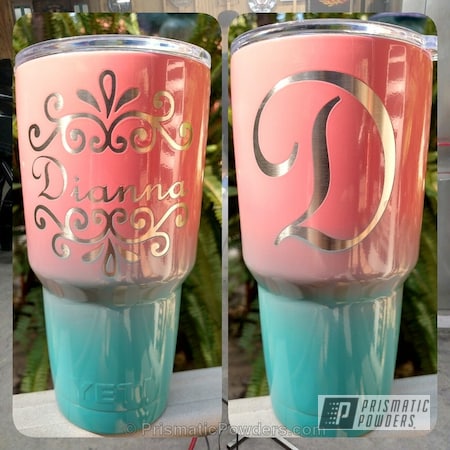 Powder Coating: Tumbler,cup,Miscellaneous,Guava PSS-6443,YETI,Rambler,NATIVE TURQUOISE PSS-2791