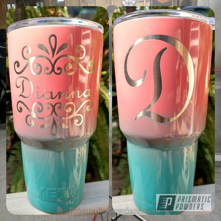 Powder Coating: Tumbler,cup,Rambler,NATIVE TURQUOISE PSS-2791,YETI,Guava PSS-6443,Miscellaneous