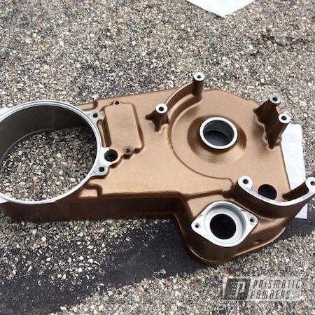 Powder Coating: Motorcycles,US Bronze Leather PLB-2097,motorcycle case