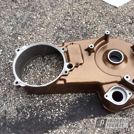 Powder Coating: Motorcycles,US Bronze Leather PLB-2097,motorcycle case