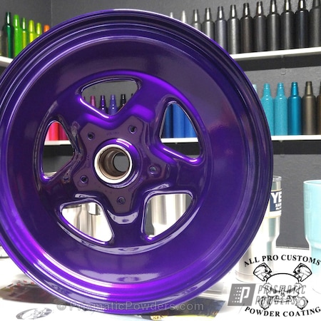 Powder Coating: Purple,Clear Vision PPS-2974,Illusion Purple PSB-4629,Automotive,powder coated,Wheels