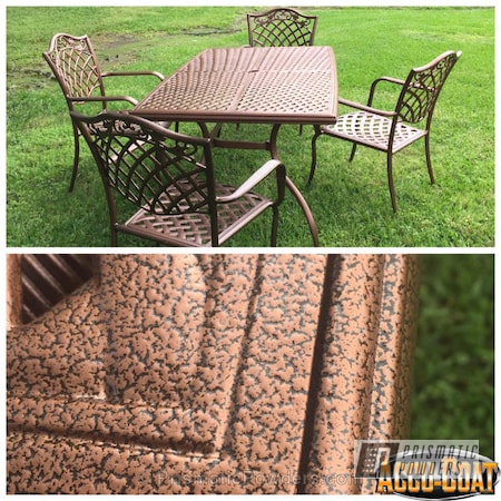 Powder Coating: Textured,Copper,lawn furniture,Outdoor Furniture,Empire Copper Vein PVS-5469,Furniture,powder coated