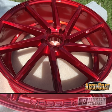 Rancher Red Over Polished Aluminum With Clear Vision Top Coat