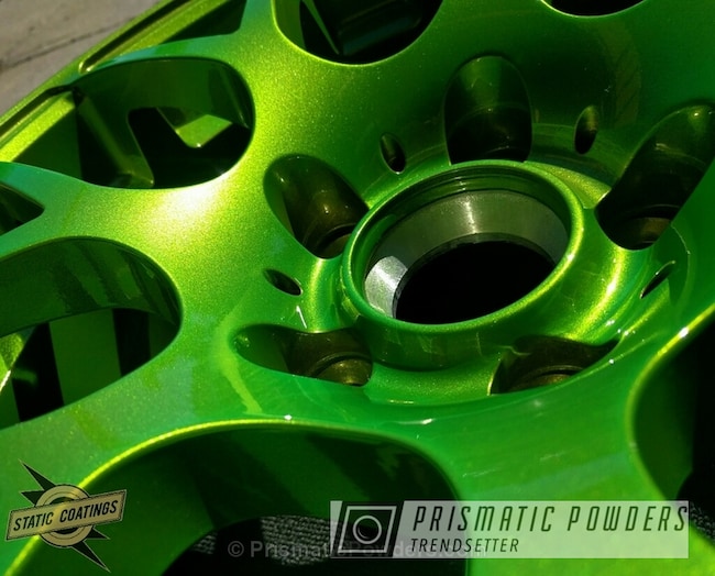 Powder Coating: green wheels,Clear Vision PPS-2974,powder coated,Illusion Crabapple PMB-6912,Wheels