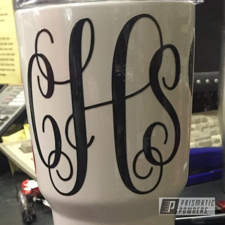 Powder Coating: Antique Pearl HSS-5097,Miscellaneous,Powder Coated Yeti Cup