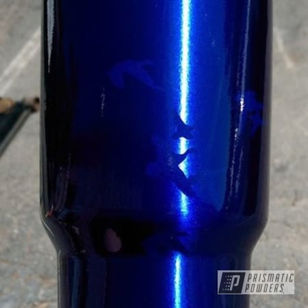Powder Coating: Miscellaneous,Bentley Blue PPB-4711,Powder Coated Yeti Cup