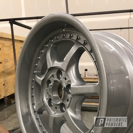 Powder Coating: Clear Top Coat,Heavy Silver PMS-0517,Clear Vision PPS-2974,BMW Wheels,Automotive,Wheels