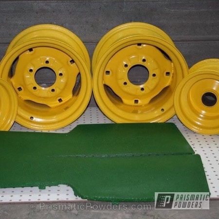 Powder Coating: Tractor Green PSS-4517,Hot Yellow PSS-1623,Miscellaneous