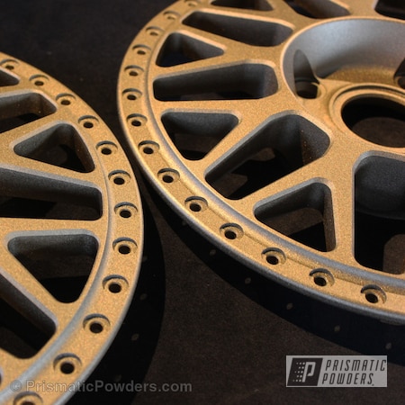 Powder Coating: Wheels,Automotive,Wheel Centers,Powder Coated Barramundi Design Wheels,Bronze Cast PCB-1105