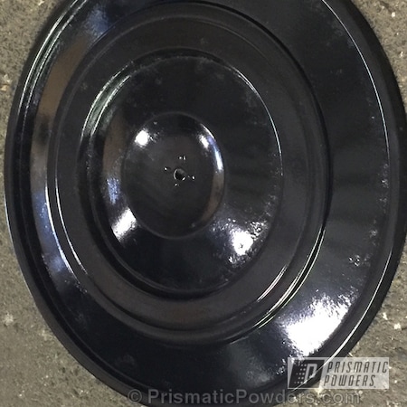 Powder Coating: Powder Coated Wheel,RAL 9005 Jet Black,Automotive