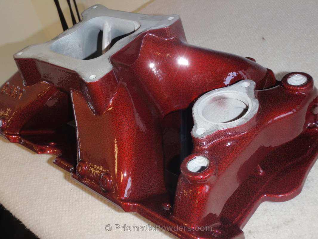 Lollypop Red over Silver Artery | Gallery Project | Prismatic Powders