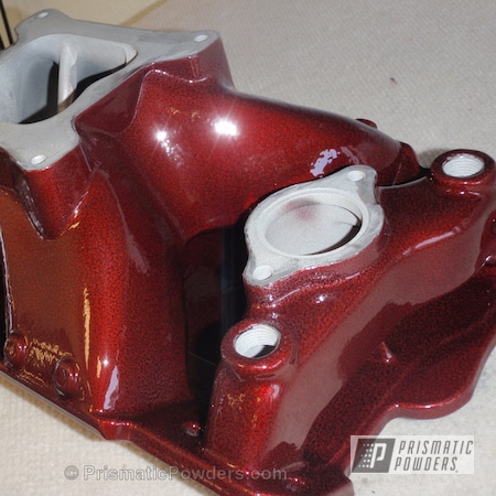 Powder Coating: Powder Coated Intake Manifold,Silver Artery PVS-3014,LOLLYPOP RED UPS-1506,Automotive