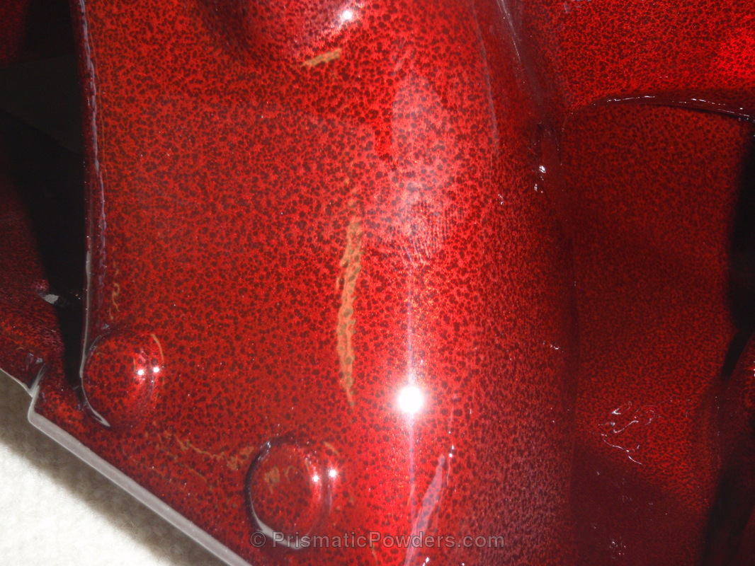 Lollypop Red over Silver Artery | Gallery Project | Prismatic Powders