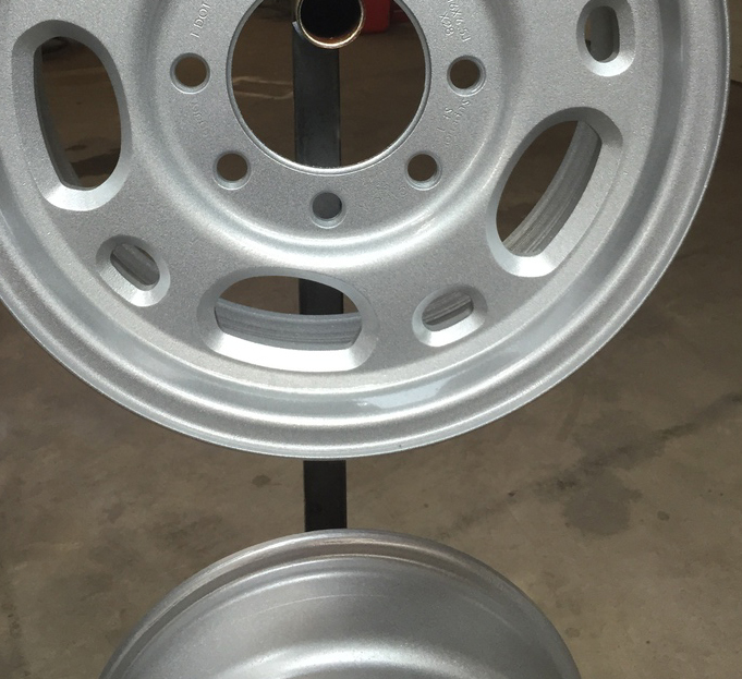 Wheels done in Heavy Silver | Gallery Project | Prismatic Powders