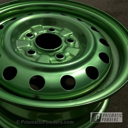 Powder Coating: Wheels,Psycho Lime PPB-2448