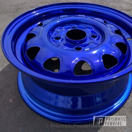 Powder Coating: Intense Blue PPB-4474,Wheels