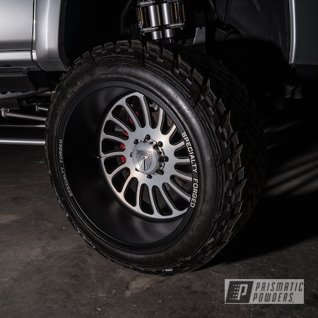 Powder Coating: Clear Vision PPS-2974,Off-Road,Crushed Silver PMB-1544,Powder Coated Truck Suspension