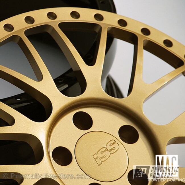 Prismatic Gold With Ink Black