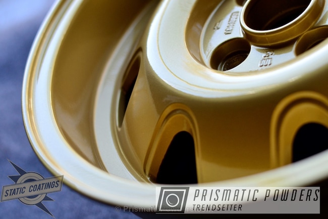 Powder Coating: Wheels,Goldtastic PMB-6625,Powder Coated ATS Cup Wheel,Clear Vision PPS-2974
