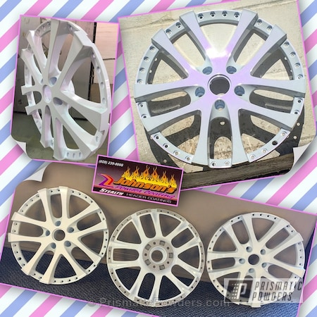 Powder Coating: Wheels,Clear Vision PPS-2974,Powder Coated Wheels,PEARLIZED VIOLET UMB-1536