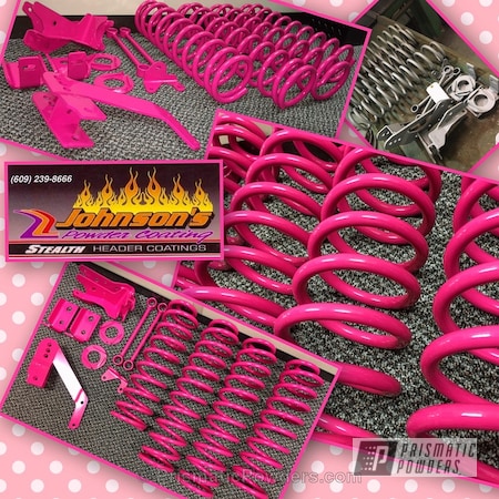 Powder Coating: Passion Pink PSS-4679,Off-Road,Powder Coated Lift Kit