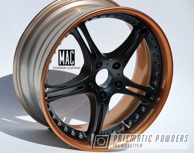 Powder Coating: Wheels,STERLING BLACK UMB-1204,Powder Coated SSR GT3 BMW Wheels