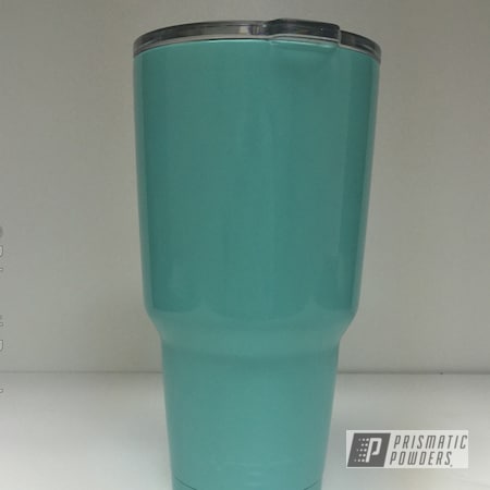 Powder Coating: Sea Foam Green PSS-4063,Miscellaneous,Powder Coated Yeti Cup