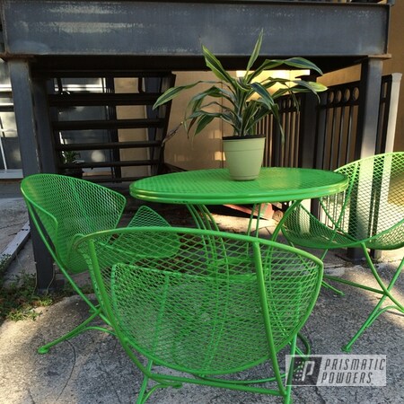 Powder Coating: Kiwi Green PSS-5666,Outdoor Patio Furniture,Miscellaneous,Furniture