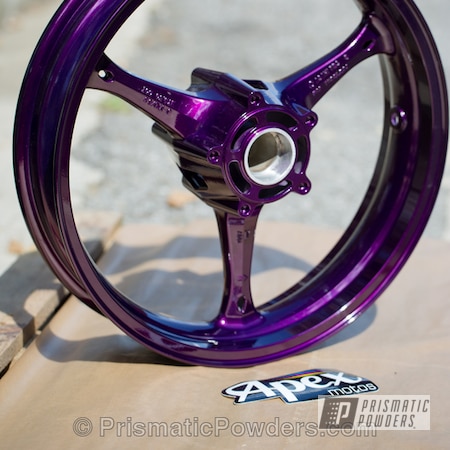 Powder Coating: Wheels,Powder Coated GSXR Wheels,Clear Vision PPS-2974,Illusion Berry PMB-6907