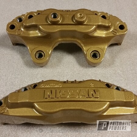 Powder Coating: Powder Coated 350Z Brake Calipers,Clear Vision PPS-2974,Automotive