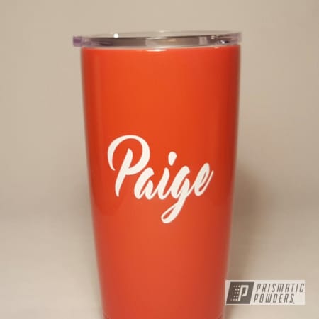 Powder Coating: Russet Orange PMB-5227,Miscellaneous,Clear Vision PPS-2974,Powder Coated Yeti Cup