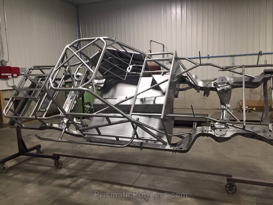 Auto Frame Done Using Our Silverstone Powder Coat | Gallery Project ...