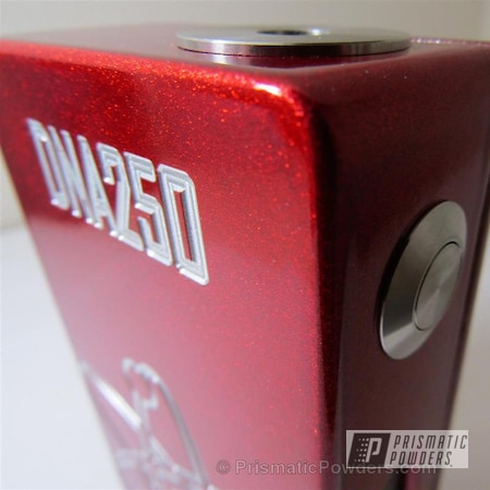 Powder Coating: Clear Top Coat,Miscellaneous,Illusion Cherry PMB-6905,Clear Vision PPS-2974,DNA250 Custom Box Mod