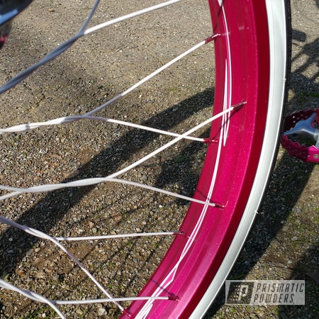 Powder Coating: Powder Coated Streched Bike,SPICED BERRY UPB-1641,Bicycles
