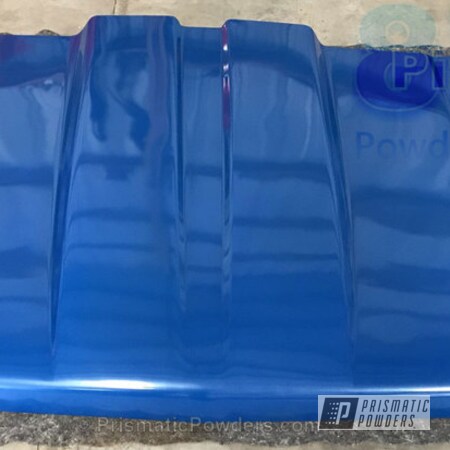 Powder Coating: Clear Top Coat,Two Stage Application,Clear Vision PPS-2974,Automotive,84 Chevy,Custom Hood