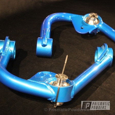 Powder Coating: Powder Coated Total Chaos Upper Control Arms,Hawaii Blue PPS-4483,Off-Road
