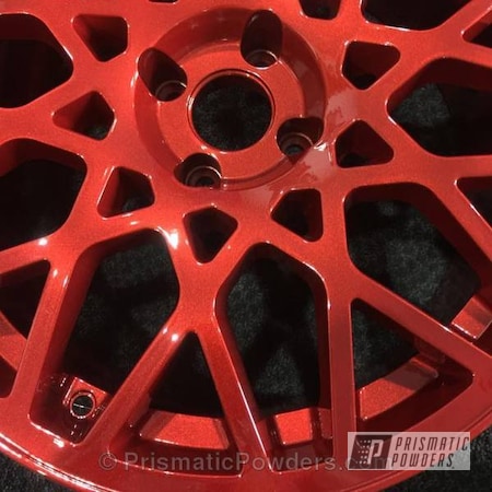 Powder Coating: Powder Coated Wheel,Clear Vision PPS-2974,Illusion Red PMS-4515,Wheels