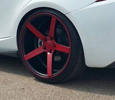 Anodized Red with Matt Black River | Gallery Project | Prismatic Powders