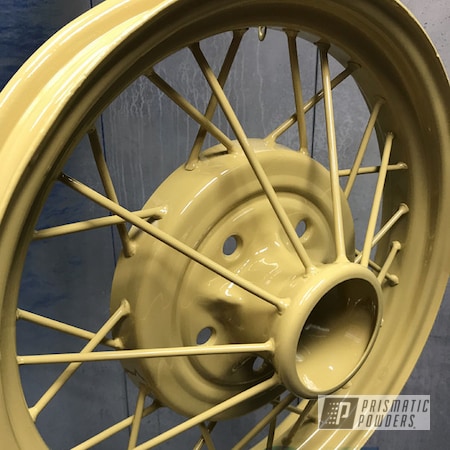 Powder Coating: Vintage Wheels,Model A Wheels,Wheatland PSS-0991,Clear Top Coat,Clear Vision PPS-2974,Automotive