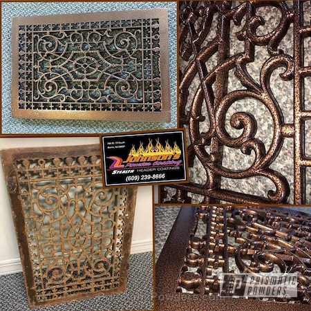 Powder Coating: Textured,Copperwood-(Discontinued) EVS-2434,Miscellaneous,Single Powder Application,Antique Return Grate
