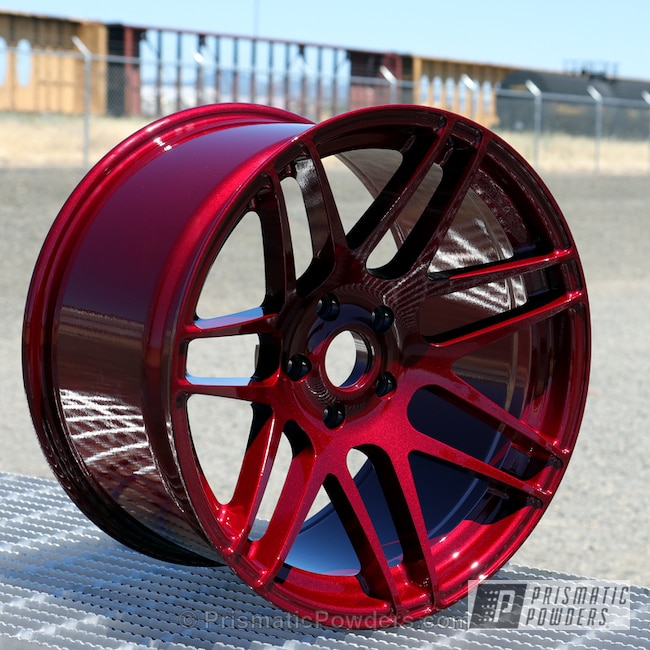 ILLUSION CHERRY Powder Coating Color | PMB-6905 | Prismatic Powders