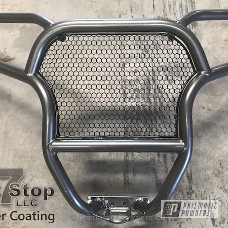 Powder Coating: Ink Black PSS-0106,Multi Powder Application,Clear Top Coat,ULTRA BLACK CHROME USS-5204,Clear Vision PPS-2974,chrome,ATV,RZR Bumpers