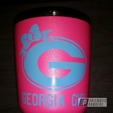 Personalized Cup Done In Sparkling Pink