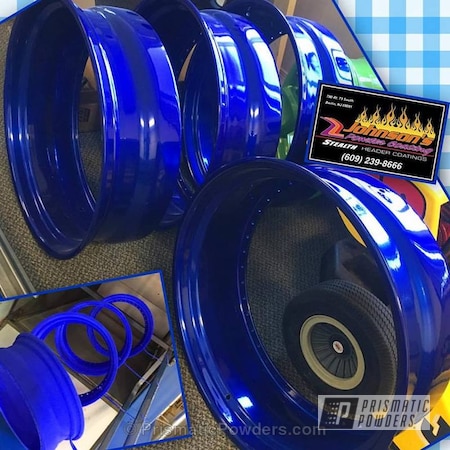 Powder Coating: Custom Wheels,Galaxy Blue PPB-4651,Wheels