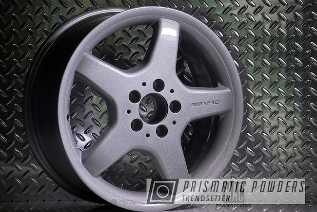 Powder Coating: AMG,Clear Top Coat,Cascade Silver PMB-4475,Clear Vision PPS-2974,AMG Mercedes Wheels,Automotive,Wheels
