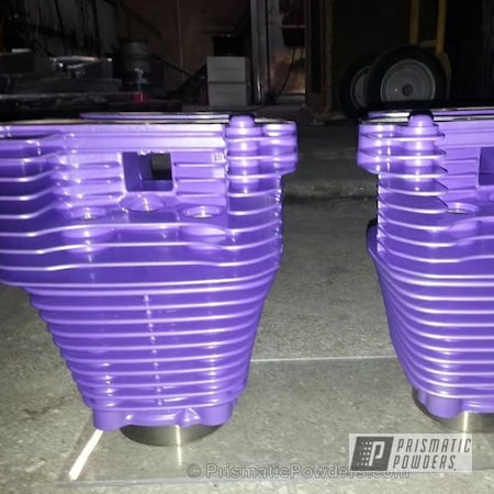 Powder Coating: Motorcycles,Clear Vision PPS-2974,Pro-Cosmic Purple PMB-1982