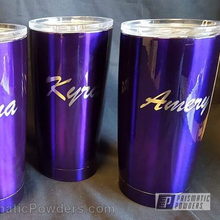 Powder Coating: Single Powder Application,Custom Cups,Lollypop Purple PPS-1505,Miscellaneous