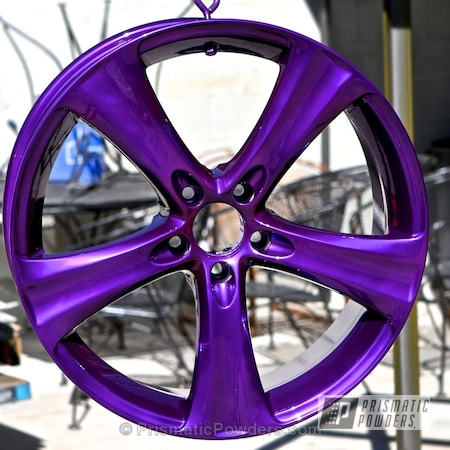 Powder Coating: Wheels,Clear Vision PPS-2974,SUPER CHROME USS-4482,chrome,Lollypop Purple PPS-1505
