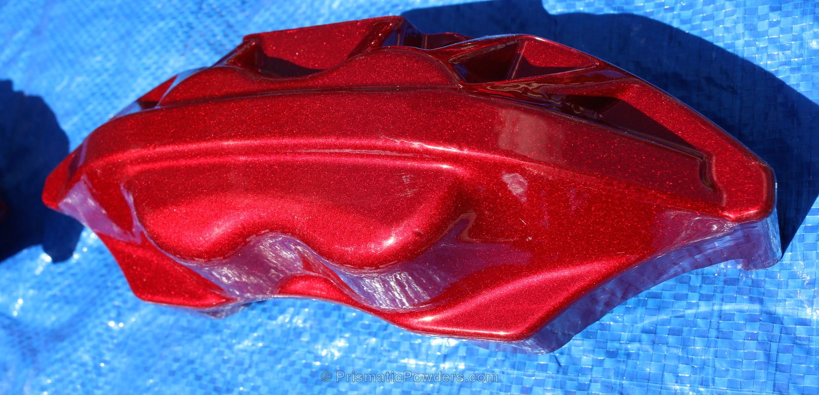 Wizard Red over Silver Metallic II | Gallery Project | Prismatic Powders